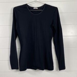 Icebreaker Shirt Womens Small Merino Wool Long Sleeve Base Layer Lightweight